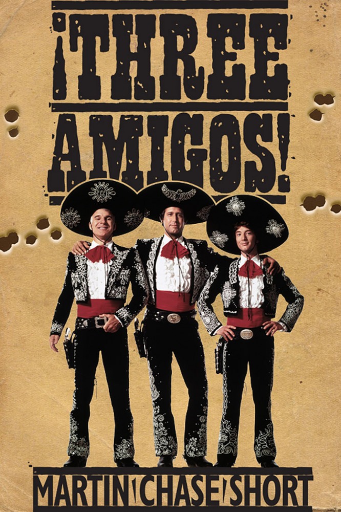 Три амигос! / Три друга / ¡Three Amigos! / 3 Amigos (1986)